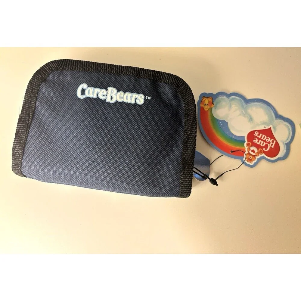 Vtg Care Bears Zip Around Wallet Coin Pouch Grumpy Bear RARE ‘03 Collector Y2K